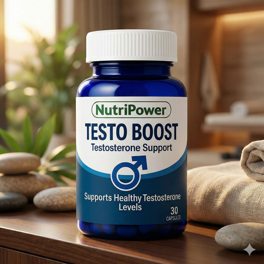 NutriPower Testo Boost – Lambi Timing, Zordar Energy aur Mardana Taqat ka Raaz